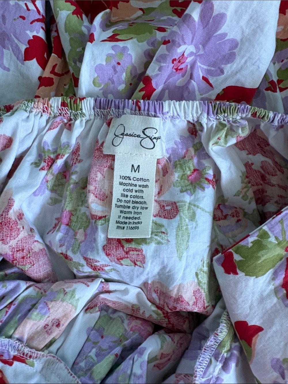 Jessica Simpson Floral Tie-Back Sundress - Picture 4 of 7